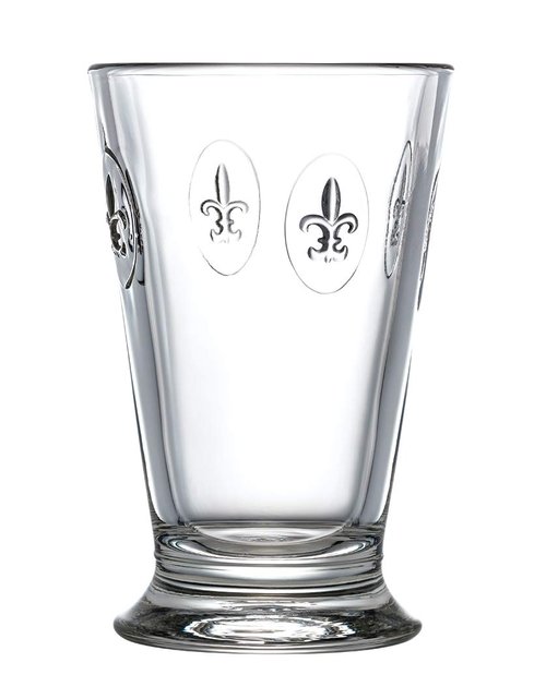 La Rochere Fleur De Lys (10 oz) Double Old Fashioned Glass Set of 6 - Drinking Glasses For Any Occasion - Glassware Sets For Everyday Use - Tumbler Glass Perfect For A Dinner Party
