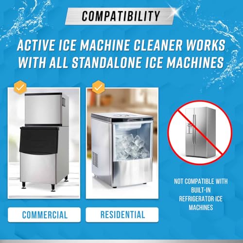 Ice Maker Cleaner and Descaler Tablets - Nickel-Safe Scale Remover (24 Count)