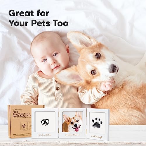 Inkless Baby Handprint and Footprint Picture Frame Kit - Newborn Keepsake
