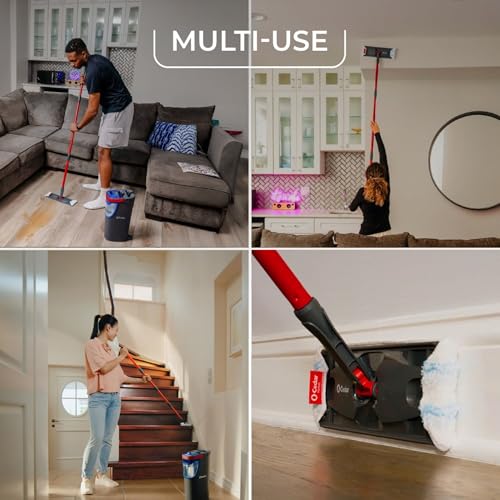 Microfiber Mop Pad Replacements (2-Pack) - Washable Reusable Refills