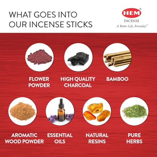 Assorted Natural Incense Sticks for Meditation and Spiritual Wellness - 6 Pack