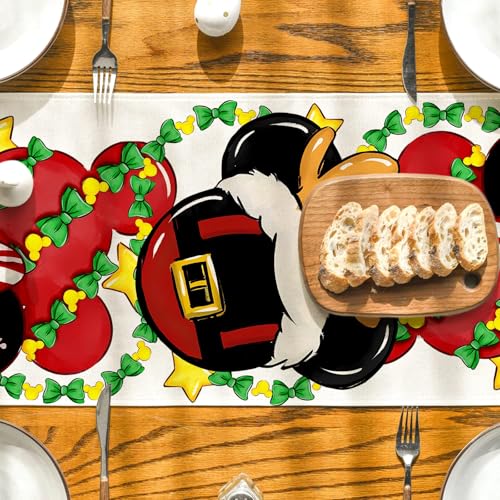 Christmas Table Runner 13x72 Inch Holiday Xmas Home Decor Party Tablecloth