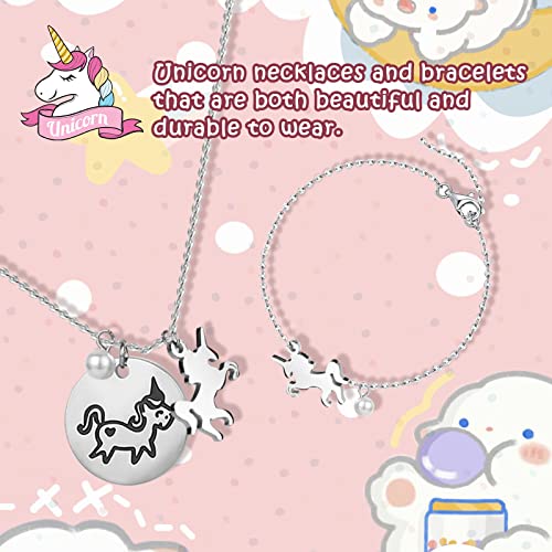 Pink Musical Jewelry Box for Girls - Unicorn & Ballerina Spinner, 3 Drawers, Gift Ready