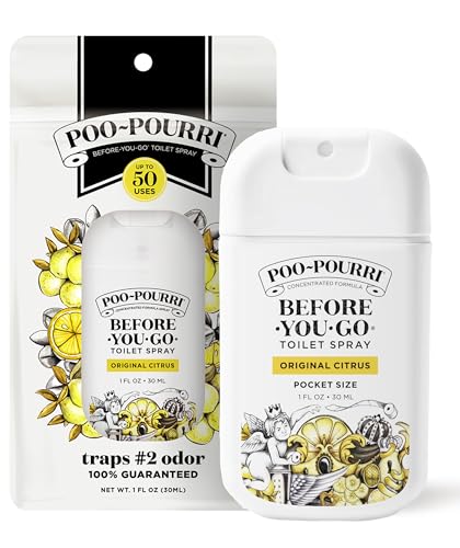 Poo-Pourri Before-You-Go Pocket Toilet Spray, Original Citrus, 1 Fl Oz