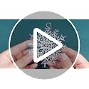 Hotop 12-Pack Silver Metal Christmas Snowflake Ornaments Holiday Decor