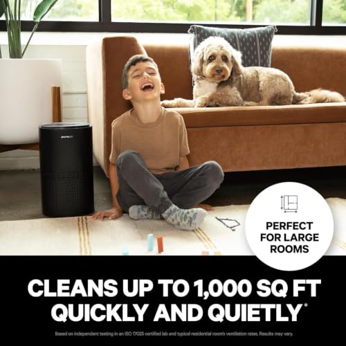 PuroAir 240 HEPA Air Purifier for Home, Pets & Allergies, 1000 Sq Ft