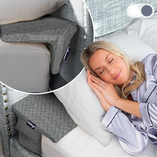 4-in-1 Bed Wedge Pillow for Headboard Gap Up to 7"