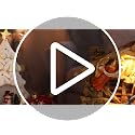 Resin Nativity Set with LED Lights & Music - Tabletop Manger Figurine