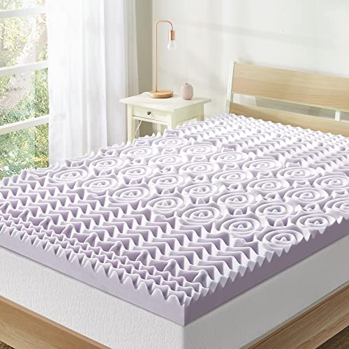 3-Inch Lavender Infused Memory Foam Mattress Topper - Twin