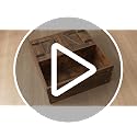 Mini Fridge Hutch Organizer - Dark Wood Storage Shelf for Dorm Kitchen