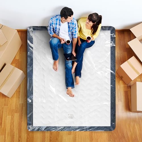 Utopia Home Queen Mattress Bag for Moving & Storage - 2 Mil Plastic Cover