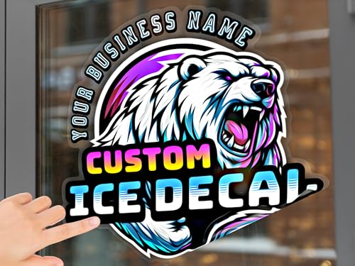 Custom Full Color Window Decal | Personalized Logo Cling XXL