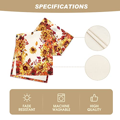 Artoid Mode 210 GSM 13x36 inch Table Runner in Orange/Beige – 100% Polyester