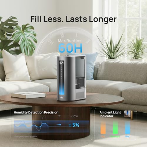 Smart Humidifier 6L Warm and Cool Mist for Large Room