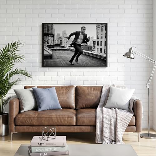 Americanflat 24x36 Black Poster Frame with Polished Plexiglass