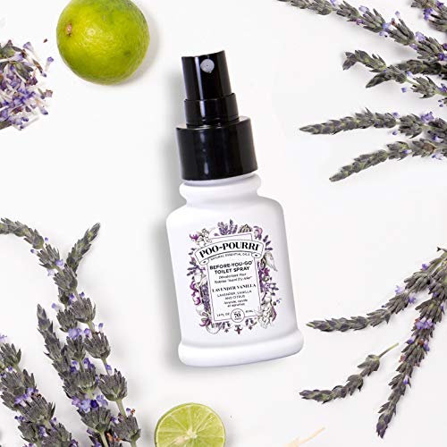 Poo-Pourri Before-You-Go Toilet Spray Lavender Vanilla 2oz | Odor Eliminator