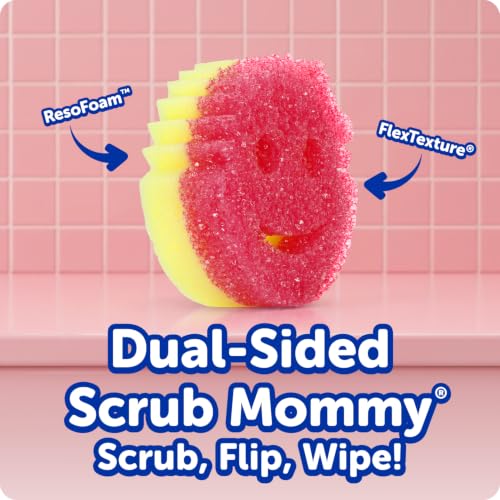 Scrub Mommy Dual-Sided Non-Scratch Cleaning Sponges 3 Pack