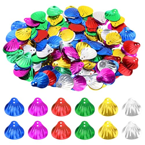Penta Angel Christmas Sequins Confetti Sea Shell 30g Assorted Color & Style Craft Embellishments