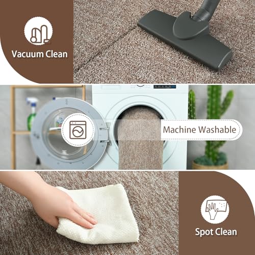 2x6 Memory Foam Runner Rug, Washable Non-Slip Carpet for Hallway and Kitchen
