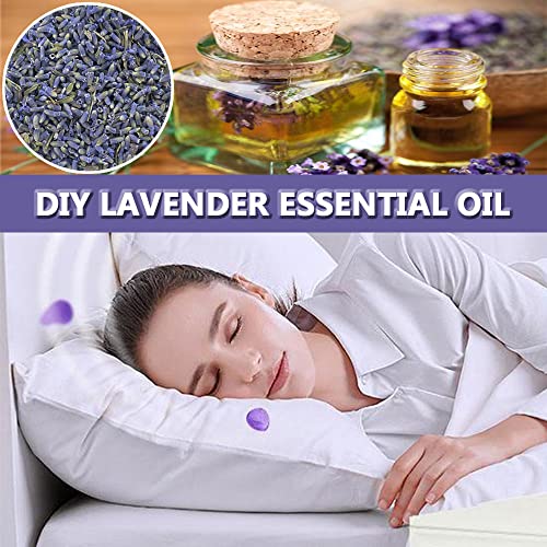 Dried Lavender Flowers, 1 lb Natural French Blue 5A Buds for DIY Crafts