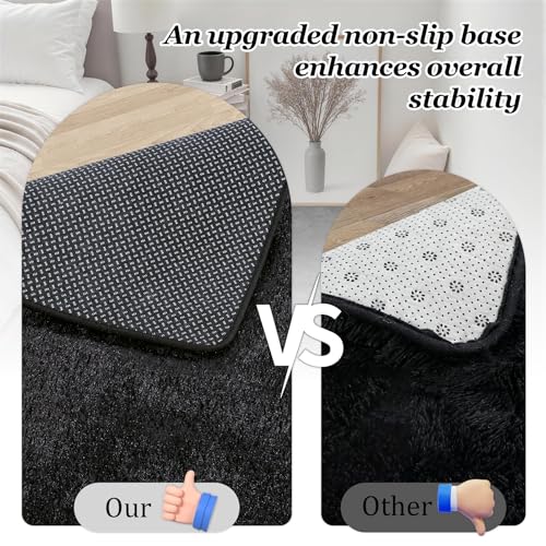 8x10 Fluffy Shag Area Rug - Ultra Soft Non-Slip Living Room Carpet