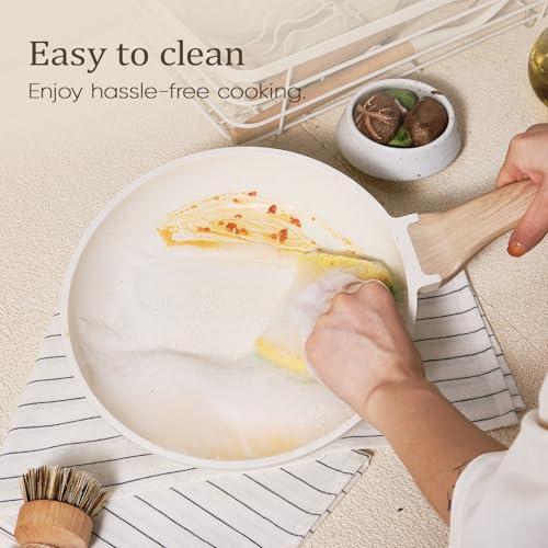 21-Piece Nonstick Cookware Set, Granite Pots and Pans for Induction
