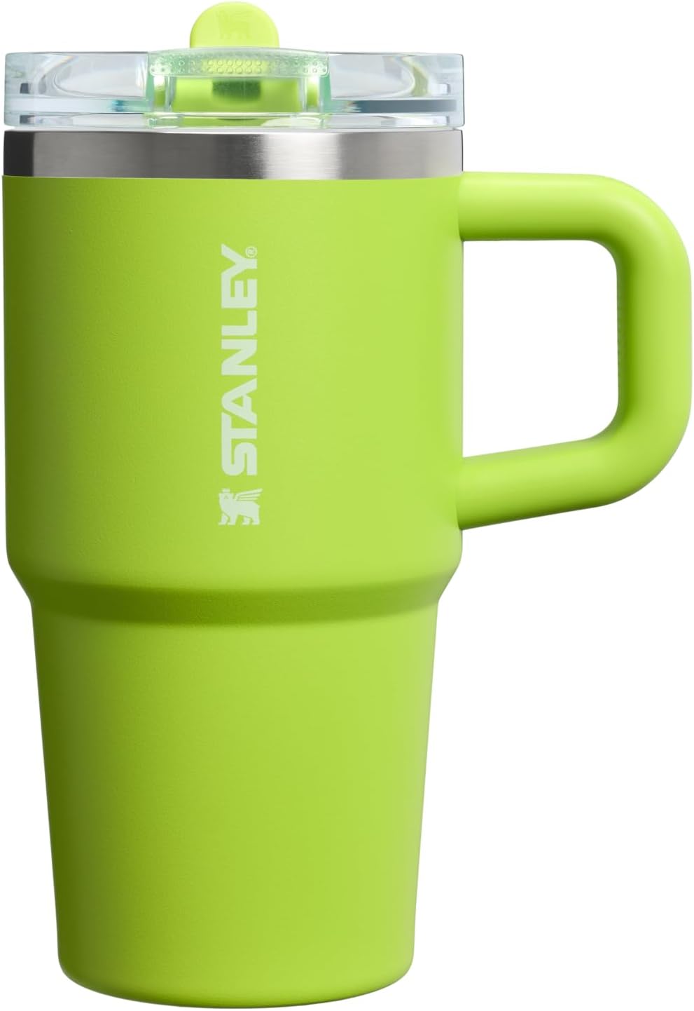 STANLEY Quencher ProTour 20 oz Tumbler - Leakproof Lid, Built-In Straw & Handle | Insulated Stainless Steel | BPA-Free | Chartreuse