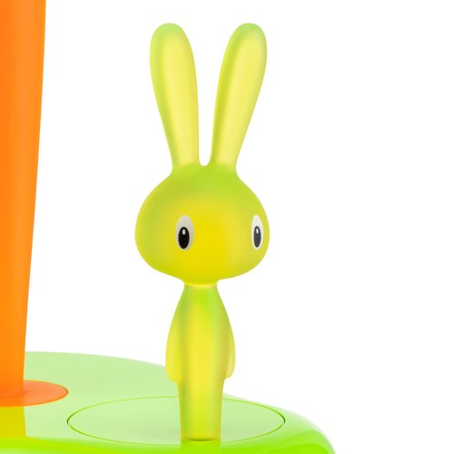 Alessi | Bunny & Carrot ASG42/H GR - Design Kitchen Roll Holder, Thermoplastic Resin, Green