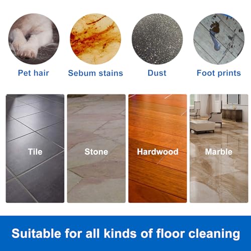6 Pack Microfiber Steam Mop Replacement Pads for Rectangle Steam Pocket Mops