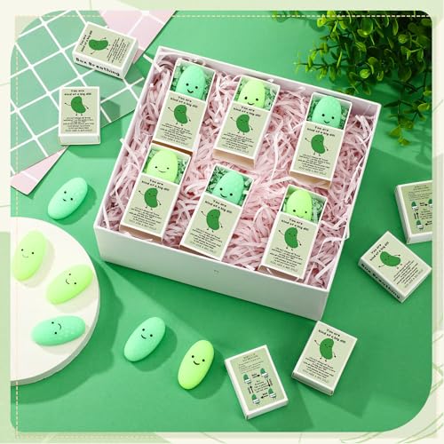 12 Sets Pickle Stress Balls with Gift Boxes - Funny Office Appreciation Gifts