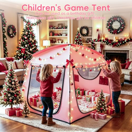 Indoor Privacy Sleep Canopy, 90% Blackout Bed Tent with Breathable Mesh