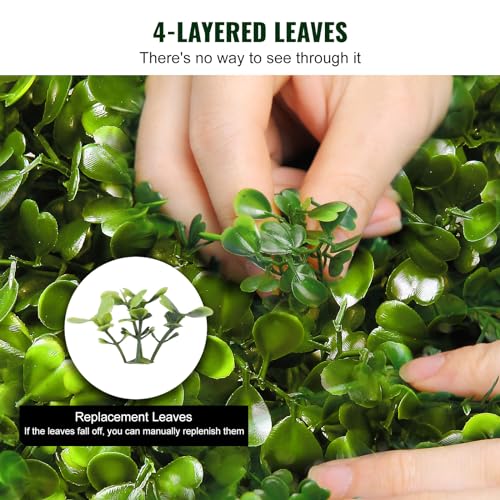 3ft Artificial Boxwood Spiral Topiary Trees - Set of 2 Faux Plants