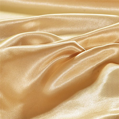 King Size Yellow Duvet Cover with Zipper Closure & Corner Ties