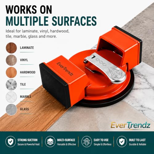 Heavy Duty Floor Gap Fixer Suction Cup Tool for Laminate and Hardwood