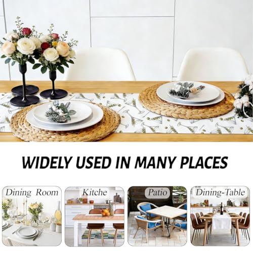SDGKPBPTR Martini and Olive Table Runner - Cocktail Decor for Parties & Holidays