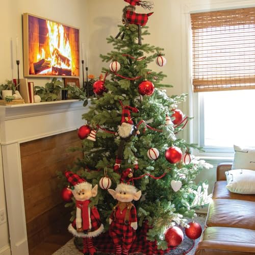 Fraser Hill Farm 6.5-Ft Foxtail Pine Unlit Christmas Tree - 59in Diameter (6ft 6in)