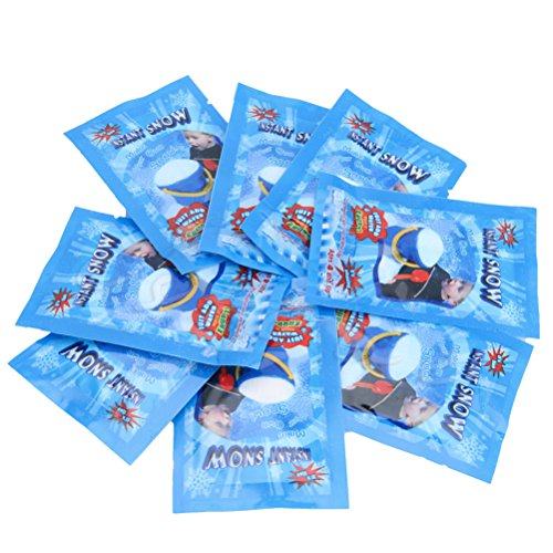 Instant Fake Snow Powder (40 Pack) - Reusable Artificial Snow for Holiday Decor