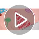 Pastel Candy Christmas Themed Throw Blanket 59x51in Flannel