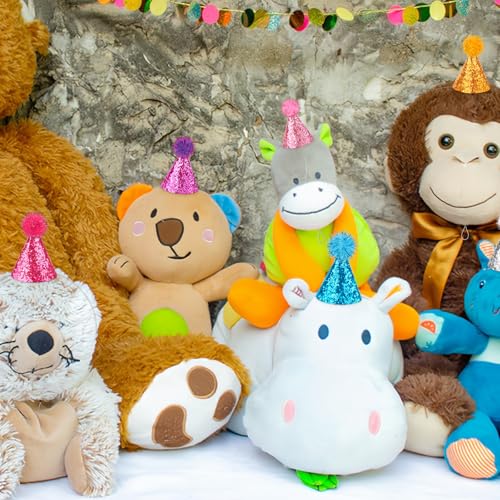 10 Pack Mini Party Hats for Stuffed Animals and Pets