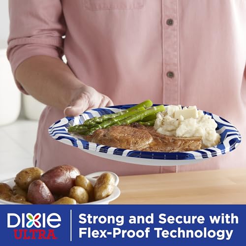 Dixie Ultra Large Paper Plates, 10 Inch, 172 Count Heavy Duty Disposable