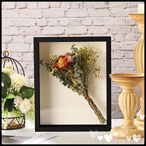 5x7 Inch Shadow Box Picture Frames - Black Display Cases, Set of 12
