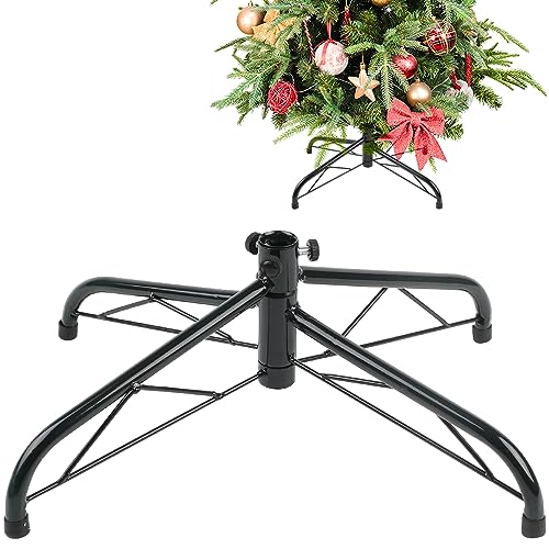 Universal Folding Metal Christmas Tree Stand for 3 to 6 Ft Artificial Trees