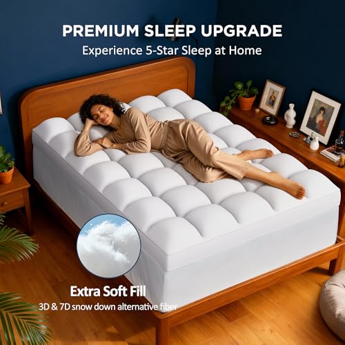 Airtree Queen 4 Inch Dual Layer Cooling Gel Memory Foam Mattress Topper