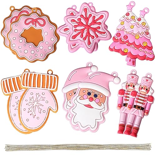 12pcs Christmas Snowman Ornaments - Cute Holiday Tree Decorations Gift Set