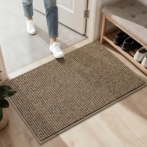 2x3 Indoor Entryway Rug, Non-Slip Washable Door Mat for Hallway & Laundry Room