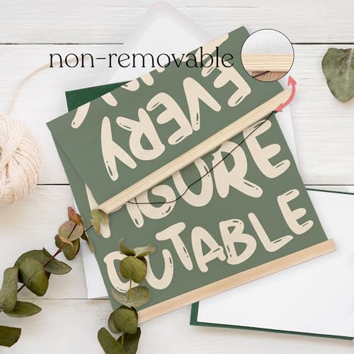 Inspirational Wall Art Poster with Wooden Frame 12x16 Inch
