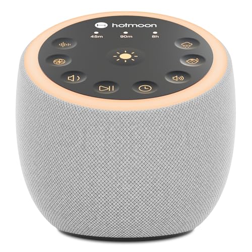 Dual-Speaker White Noise Machine for Sleep - 40 Sounds & 8 Night Lights