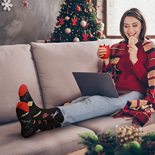 Ferraycle 2-Pack Christmas Teacher Appreciation Gift Set with Mug Socks & Keychain - Modern