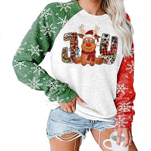 Adonisaon Christmas Heat Transfer Stickers - 7 Sheets Xmas Iron-on Decals for DIY Clothing & Holiday Crafts