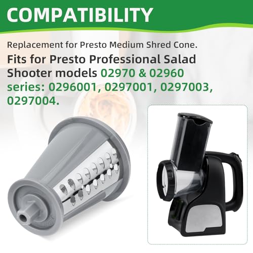 Medium Shred Cone Replacement for Electric Food Shredder Slicer